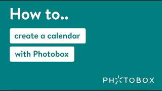 How to create a personalised calendar with Photobox [upl. by Euqinimod989]