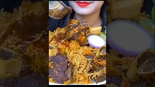 MUTTON BIRYANI WITH EXTRA GRAVY AND SALAD 🥗 EATING CHALLENGE BIG EATINGSHOW ASMR FOOD [upl. by Namolos829]