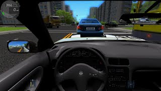 City Car Driving  Nissan 240SX  Windy Sunny Afternoon Drive [upl. by Adnoral32]