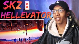 THIS is a VIBE  STRAY KIDS  HELLEVATOR MV  LIVE Performance REACTION [upl. by Cherri325]