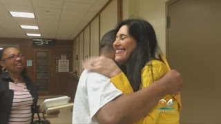 Judge Reunites With Middle School Classmate She Recognized In Bond Court [upl. by Natsirk867]