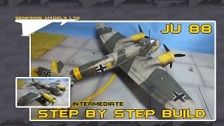 Revell  Junkers Ju 88 A4  148 Scale Model  Step by step video build  Part1 [upl. by Salsbury74]