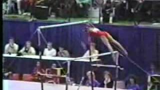 Oksana Omelianchik  1985 Worlds AA  Uneven Bars [upl. by Korney12]