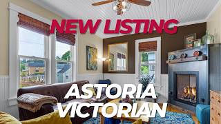 Gorgeous Astoria Victorian Home with Columbia River Views  Oregon Coast Real Estate for Sale [upl. by Joaquin]