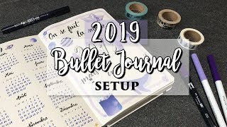 Mon Bullet Journal Setup pour 2019  🐺 [upl. by Crotty]