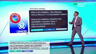 Información Exclusiva ¿Cómo se jugará la UEFACONMEBOL Nations League [upl. by Yreved234]