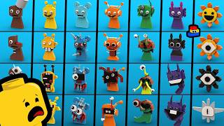 LEGO Sprunki Building Phase 1 to 4 Every Character  Sprunki Incredibox [upl. by Athene505]