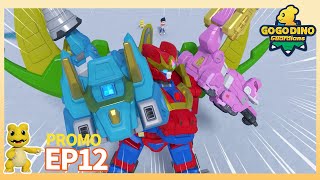 NewGo Go Dino Guardians Promo  EP12 Operation Icebreaker  Dinosaurs for Kids  Hero Cartoon [upl. by Yelsnit]