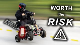 The Worlds Fastest Mobility Scooter is DANGEROUS [upl. by Edva]