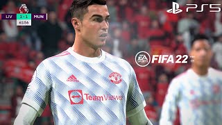 FIFA 22  Liverpool vs Manchester United  PS5 Next Gen Gameplay  Premier League Full Match  4K [upl. by Lukey919]