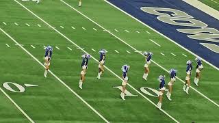 Dallas Cowboys Cheerleaders group 1 Sideline Sweetheart dance 91524 Chandi amp KayDianna [upl. by Healey]