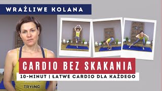 Cardio Bez Skakania 10 Minutowe  Ćwiczenia Wyszczuplające [upl. by Ariaj]