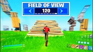 Fortnite FOV Slider Explained  Minimum and Maximum Only for sprinting and sliding [upl. by Wertheimer371]