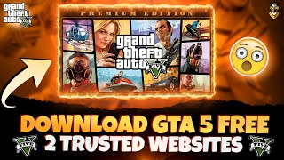 HOW TO DOWNLOAD GTA 5 FREE ON PC  MY FAVOURITE WEBSITES  GTA 5 FOR FREE  GTA 5 2022 [upl. by Elodia]