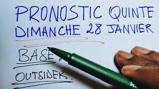 PRONOSTIC PMU QUINTE DE DEMAIN DIMANCHE 28  Prix dAmérique [upl. by Julius]