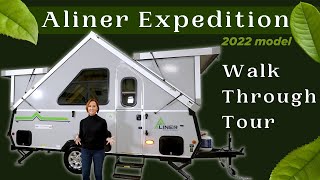 Aliner Expedition  2022 model  Walk Through Tour [upl. by Noni]