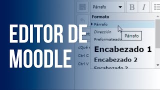 Editor de texto de Moodle [upl. by Nodnalb]