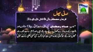 Hadees in Urdu  Mah e Ramzan ki Mubarak Ratein HD [upl. by Shiverick]