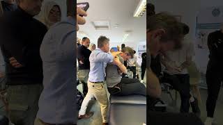 MANIPULATION  THORACIC SPINE chiropractor spinalmanipulation chiropracticadjustment [upl. by Trillby]