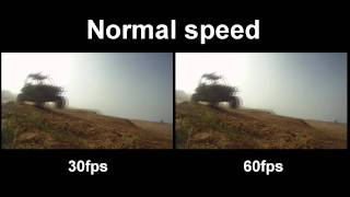 GoPro HD Hero 30fps vs 60fps [upl. by Ulla738]