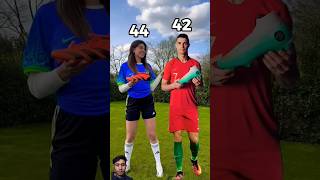 She Teasing Cristiano🥶😳shorts funny laughout cristianoronaldo footballshorts reaction [upl. by Ojyma]