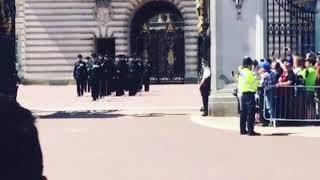 The rifles doing the double out of Buckingham palace [upl. by Gnek86]