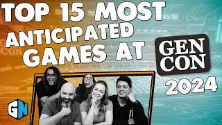 Top 15 Most Anticipated Games at Gen Con 2024 [upl. by Sharleen897]