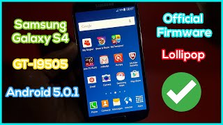 Install Official Firmware on Samsung Galaxy S4 GTI9505  Android 501 Lollipop [upl. by Johannah]