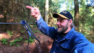 Go Ape Dalby forest Treetop Challenge 4 [upl. by Tarton614]