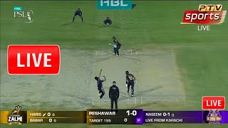 Peshawar Zalmi vs Quetta Gladiators Live Match today  Ptv Sports Live Streaming  Ptv Sports Live [upl. by Freeland]