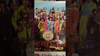 the beatles sgt peppers lonely hearts club band vinylrecords thebeatles sgtpepper retro album [upl. by Amalle]