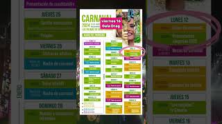 Programa Carnaval Las Palmas de Gran Canaria 2024 y fechas más importantes 🎭 GranCanaria [upl. by Ydnat]