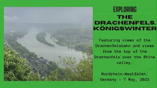 Exploring the Drachenfels Königswinter NordrheinWestfalen Germany  7 May 2023 [upl. by Aekerly]