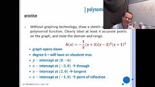 Math 301 Diploma Prep  3 polynomial functions [upl. by Imeka981]