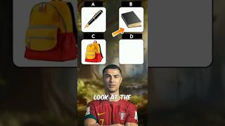 Ronaldo Tests Memory Power 🔥  Pen 🖊️Vs Book 📚 Vs Bag 🎒 shorts [upl. by Korten]