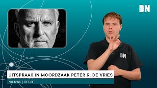 Uitspraak in moordzaak Peter R de Vries [upl. by Enirehtak]