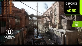 Unreal Engine 54 Industrial Factory Tech Demo  A Glimpse Into NextGen Graphics  RTX 4080 [upl. by Rise852]