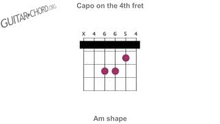 2 ways to play Cm with a capo [upl. by Rendrag]