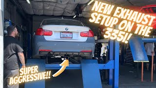 BMW F30 335I MUFFLER DELETE BEST BUDGET EXHAUST [upl. by Chita935]