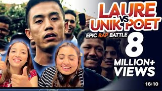 Reacting on Laure Vs Unik Poet Epic Rap Battle  Raw Barz nepalireaction [upl. by Alecia694]