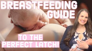 BREASTFEEDING Tips How to get a GOOD LATCH amp AVOID PAIN nursing Newborn breastfeeding positions [upl. by Drusy601]