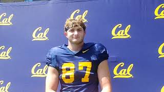 Bear Insider Video Cal TE Jack Endries Fall Camp Day 5 [upl. by Gratia215]