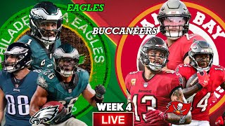 🏈 Eagles VS Buccaneers  ULTIMATE Live Stream Reaction  Week 4 [upl. by Terag]