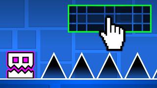 Geometry Dash But You Build The Level As You Play [upl. by Elawalo]