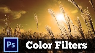 Add a Color Filter to Your Photo and Quickly Change the Feel  Photoshop CC 2017 [upl. by Levy]