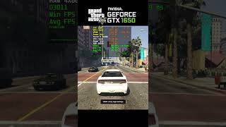 GTX 1650 GTA V 1080P Very High Settings [upl. by Demy]