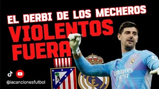 Atlético de Madrid Real Madrid Mecheros Courtois Frente Atlético atleticomadrid realmadrid madrid [upl. by Meredi]