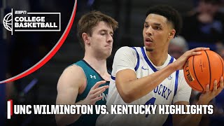 UNC Wilmington Seahawks vs Kentucky Wildcats  Full Game Highlights [upl. by Kym35]