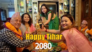 Tihar Bhai Tika Ceremony 20802023 Happy Tihar [upl. by Nivri919]