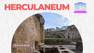 HerculaneumErcolano Walking tour through one of the best preserved ancient Roman sites on earth [upl. by Hayward756]